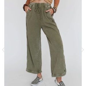 Three Bird Nest So Comfy Wide Leg Sweat Pant